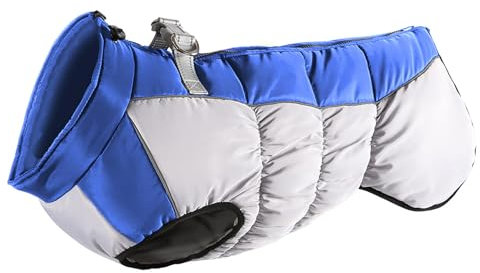 VOCUE Warmer Hunde-Wintermantel, wendbar, Hundejacke, Hundepuffer, Jacken, Hundeoberbekleidung für große Hunde