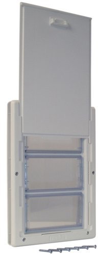 Ideal Pet Products Since 1979 Perfect Pet Multi-Flex-Haustiertür, Medium - 6.5 x 11.5, Weiß, für mittelgroße Hunde