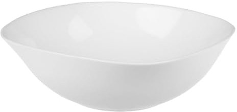 Galicja Juego de cuencos de postre de cristal QUADRO – Ensaladera – Juego de ensaladera – Cuenco de cristal redondo – Juego de cuencos de ensalada – Ensaladera pequeña – 19 cm