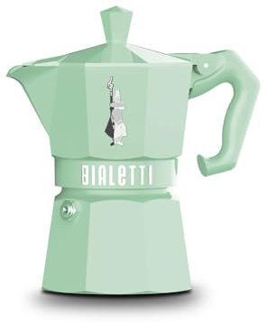 Bialetti Moka Exclusive 3 Tazas Vintage (3 tazas, verde)