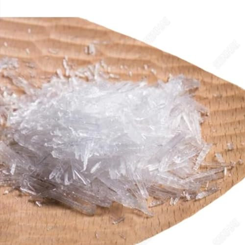 CRIGEMA - Menthol en cristaux - 200 g - 100 % pur - Emballé dans un sac avec fermeture éclair refermable (200 grammes)