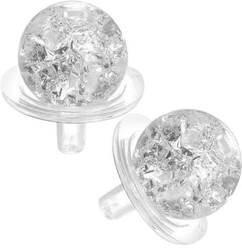 SEWOART 1juego Bolas De Vidrio Decorativas para Jardín y Oficina Esfera Soporte Accesorios para Terrarios y Decoración De Interiores Estilo Elegante y Duradero