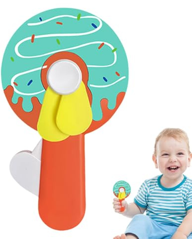 Ventilatore di raffreddamento alimentato a mano, giocattolo ventilatore alimentato a mano,Summer Party favorisce la stampa manuale dei fan personali - Pressa a mano ventilatore