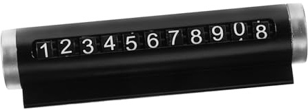 Gatuida Rolling Temporary Parking Card Car Temporary Phone Number Parking Disc Ornament