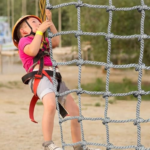 Klätternät, Trädgårdsklättringslastnät, Utomhus Fysisk träning inomhus Klätternät for lekplats Fitnessutrustning(1 * 2m)