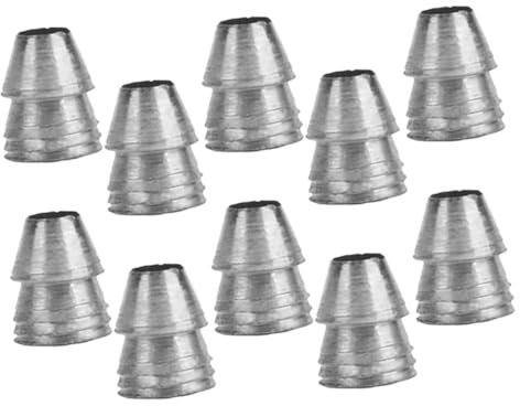 Mipcase 10 Piezas Herramienta de cuña circular el terrible porciones cuña de repuesto para martillo Cuña divisoria con mango de martillo cuña de martillo planchar Plata