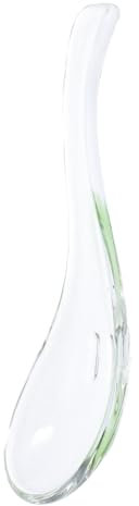 BESTOYARD Cucchiaio da Dessert Trasparente Resistente Calore Cucchiaio Ergonomico per Yogurt e Utensile per Uso
