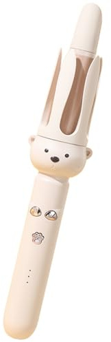 Bigoudi automatique, fer à friser automatique, fer à friser rotatif ions négatifs avec minuterie et 3 niveaux de température 1.1, bigoudi résistant la chaleur pour femmes