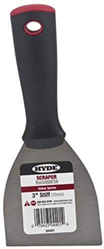 Hyde Tools 4401 Stiff Value Scraper, 3