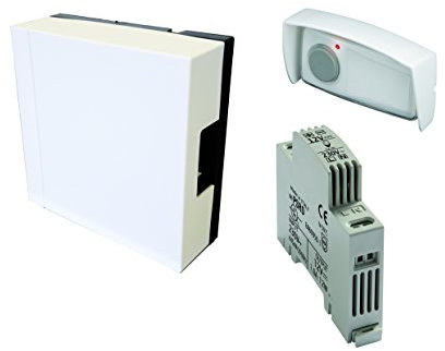 Wired Doorbell - Chime Door Portal Doorbell - Electronic Carillon - Over a Transformer Cable Connection Ring MecaBell - CFI0020 SCS Sentinel White