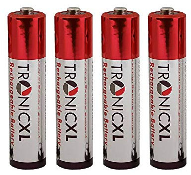 TronicXL 4 x Telefon Akku Akkus AAA Micro R3 HR03 für Siemens Gigaset AS180 AS185 C430 C430A AVM Fritz!Fon C3 C610A C610H