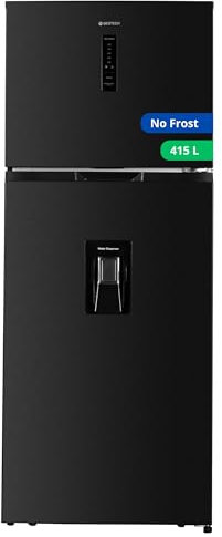 GEDTECH Réfrigérateur combiné congélateur haut 415L GDP415NFDX - Distributeur d'eau - No Frost - Dark inox