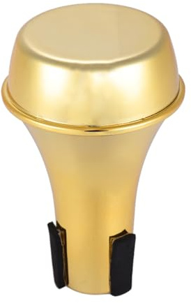 Mini Trumpet Stum Abs Mini Mute Practice Trumpet Utan Att Störa Andra, för Trumpetlovers (Guld)