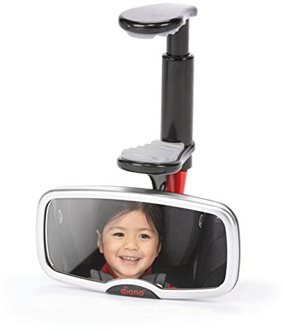 Diono See Me Too, einstellbarer Rücksitzspiegel, Silber