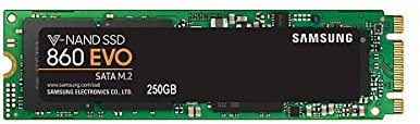 Samsung 860 EVO 250 GB SATA M.2 (2280) Internal Solid State Drive (SSD) (MZ-N6E250)