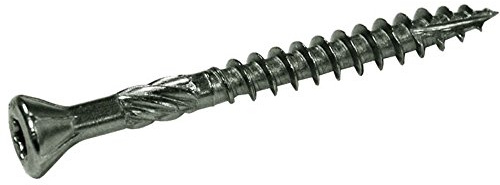 400 unidades. QZ Terraza Tornillos Avellanados 4.0 x 50/30 TX de 15 Acero Inoxidable 410