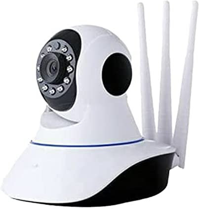 Today Shopping TELECAMERA IP TRE ANTENNE CAMERA HD 720P WIRELESS MOTORIZZATA WIFI RETE INTERNET tasto reset sotto obiettivo