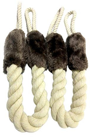 VOSAREA 2pièces Cordes De Butée De Porte Décoratives Anti-claquement De Porte Butée De Poignée De Protection De Et Fenêtre Butoirs Anti-Collision