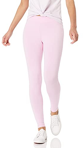 Amazon Essentials Leggings Donna, Rosa Chiaro, M Corto
