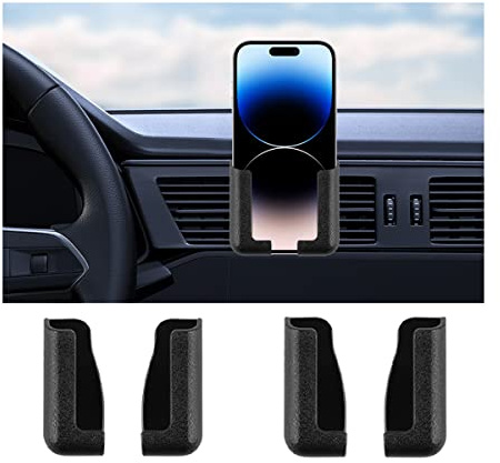 JNNJ 2PCS Selbstklebende Handy Wandhalterung, Selbstklebende Wandhalterung Handy Ladehalterung, Handyhalter Auto, Kompatibel mit Allen Mobiltelefonen(Schwarz)