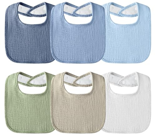 Kewlife present haklapp baby muslin fyrkantig baby halsduk justerbar för pojkar och flickor