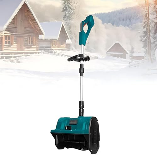 Pala de nieve eléctrica, arado manual con cable de 1200 W para una limpieza eficiente de la nieve al aire libre, ideal para carreteras escolares y áreas pequeñas