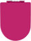 Heavy Duty Soft Close Schnellverschluss Wc-Sitz Für Badezimmerfamilie, Ergonomisches Design Mit Verstellbaren Scharnieren, 6 Farben Verfügbar, Rose Red, OneSize