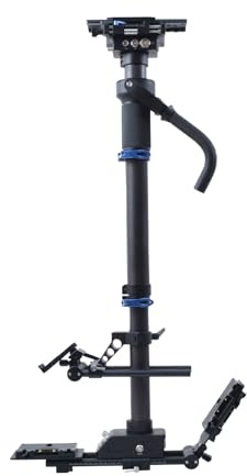 DF DIGITALFOTO Steadycam - Slitta in fibra di carbonio, compatibile con fotocamere cinematografiche ARRI ALEXA, ALEXA 35, ARRI AMIRA, Sony FX6, DJI Ronin 4D Flex ecc., con supporto a V Power-in, con