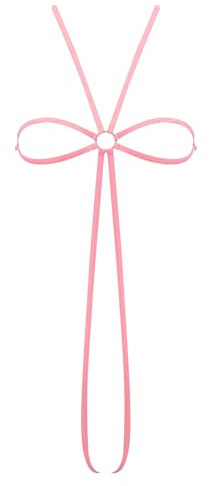 FEESHOW Damer Micro Sling Shot Bikini Ouvert Stringbody urholkning remmar underkläder öppen kopp underkläder beachwear