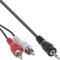 InLine 23237 Cavo Audio Jack, Nero