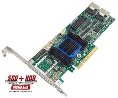 Adaptec RAID 6805 Kit – RAID controller (SAS, SATA, PCI Express x8, Half-Height (Low-Profile), 0, 1, 5, 6, 10, 50, 60, 1E, JBOD, 512 MB, DDR2)