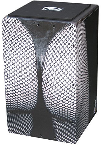 VOLT Cool-Cajon The Back Design Percussion (Cajon Set inkl. Lernbuch Cajon-Schule Cajon Basics + CD & Seatpad, Größe:L) geeignet ab 14 Jahren