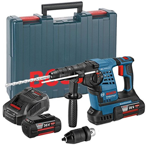 Bosch 0611907076 SDS Plus Professional Cordless Rotary Hammer, 36 V, Navy Blue