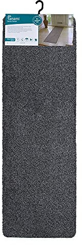 JVL 01-885CH Tanami Two tone Fleck Barrier Runner Door Mat, Charcoal, 50 x 150 cm