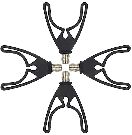 Steinn Lot de 3 supports de canne à pêche avec encoche et forme en V - Pour bâtons de banc et Rod Pods