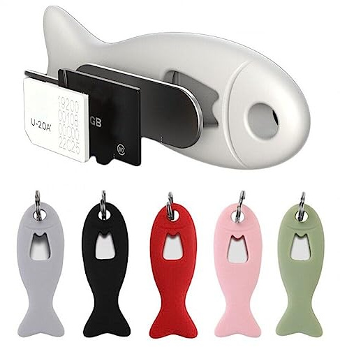 Universal Sim-kort Storage Case för Mobiltelefon Läckage Pin Pin Open Nål Ejection Ringverktyg