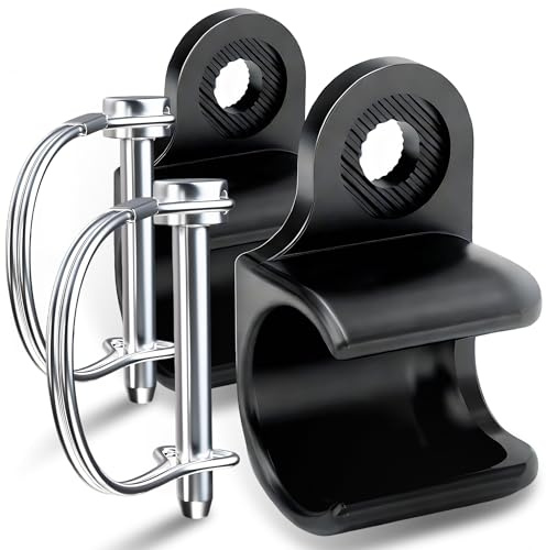 COICER Lot de 2 attelages de remorque pour Thule Chariot & Coaster - Attelage de remorque de vélo avec broche de sécurité - Montage facile et rapide sur le vélo