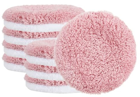Waschbar Abschmink-Wattepads Set, Wiederverwendbare Abschminktücher, Porentiefe Reinigung, Weich Abschminktücher Reinigung für Augen und Gesicht (8 Stück)
