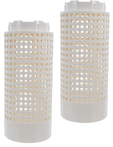 SUPVOX Contenedor de Compostaje para Jardín Exterior 2 Unidades, Lombricompostador de Plástico Sellado Resistente para Residuos Orgánicos, Compostera Subterránea para Frutas,