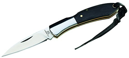 Herbertz Taschenmesser, Stahl AISI 420, Back Lock, G10-Griffschalen, Edelstahlbacken, Stecketui