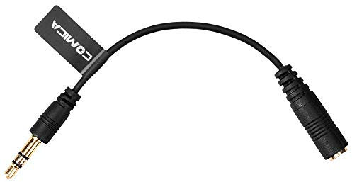 COMICA CVM-CPX TRS (mâle) à TRRS (femme) 3,5 mm Convertisseur de câble audio Adaptateur de câble de microphone pour Canon Sony caméscope caméra Nikon Adaptateur TRS-TRRS