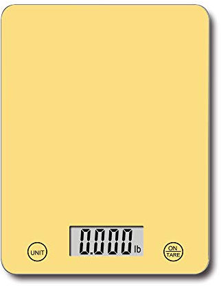 Kabalo 5kg Giallo Digitale LCD Cucina Elettronica Cottura Cottura Preparazione Alimentare Preparazione bilance UK