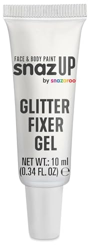 Snazaroo Bio Glitter Face and Body Paint, Gliter Fixer, 10ml