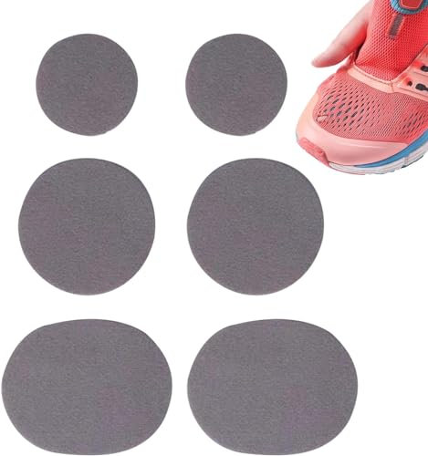 6Pcs Grau Mesh Schuhe Loch Reparatur Selbstklebend Sneaker Loch Vamp Reparatur Aufkleber Schuh Loch Reparatur Patch,Selbstklebend Sneaker Heel Repair Patch,Schuhzubehör and Pflege,Schuhputzsets