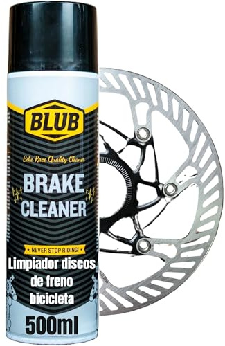 BLUB Brake Cleaner 500ml | Limpiador Discos de Freno Bicicleta | Limpia Frenos de Disco Bicicleta, Mantenimiento Bici | Accesorios Ciclismo para Frenos Bicicleta Montaña MTB, BMX y Bici Carretera