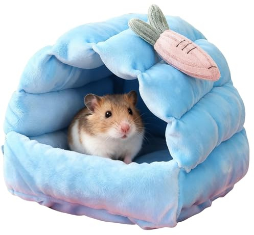 Generisch Casas para hámsters, de enriquecimiento Permeable y masticable | Casa para hámsters | para Mascotas pequeñas como pájaros de Ardilla Chinchilla para Invierno Hurones y Conejos