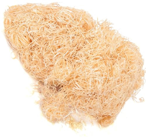 Mascotas Trepadora, Lana de Madera, Suministros para Reptiles sin Polvo para Serpientes de Maíz y Lagartos, Color Blanco