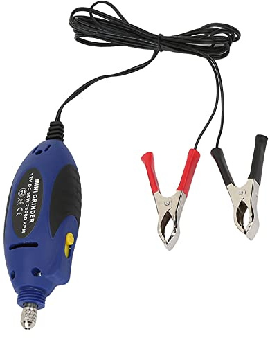 FTVOGUE Kedjeslipare, 12V Elektrisk Handhållen Slipmaskin, Bärbart Verktyg för Trädgård, 25000 Rpm för Enkelt Kedjeunderhåll