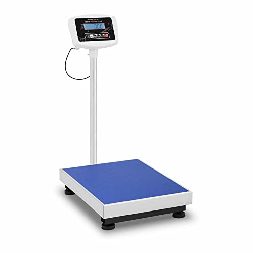 Steinberg Systems Balance Plateforme À Plate-forme Plate Forme Mobile Industrielle SBS-PF-150 (Capacité 150 kg, ± 50 g, Numérique, LCD, Batterie Intégrée)