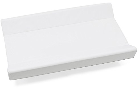 Materassino fasciatoio in pvc 2 lati, per il cambio del pannolino, universale, misura cm 49x81x10, made in italy, Italbaby colore bianco